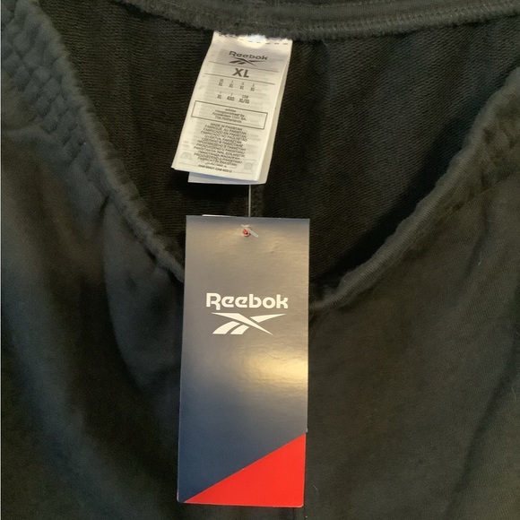 Reebok Identity Fleece Black Jogger Sweatpants - Picture 8 of 10